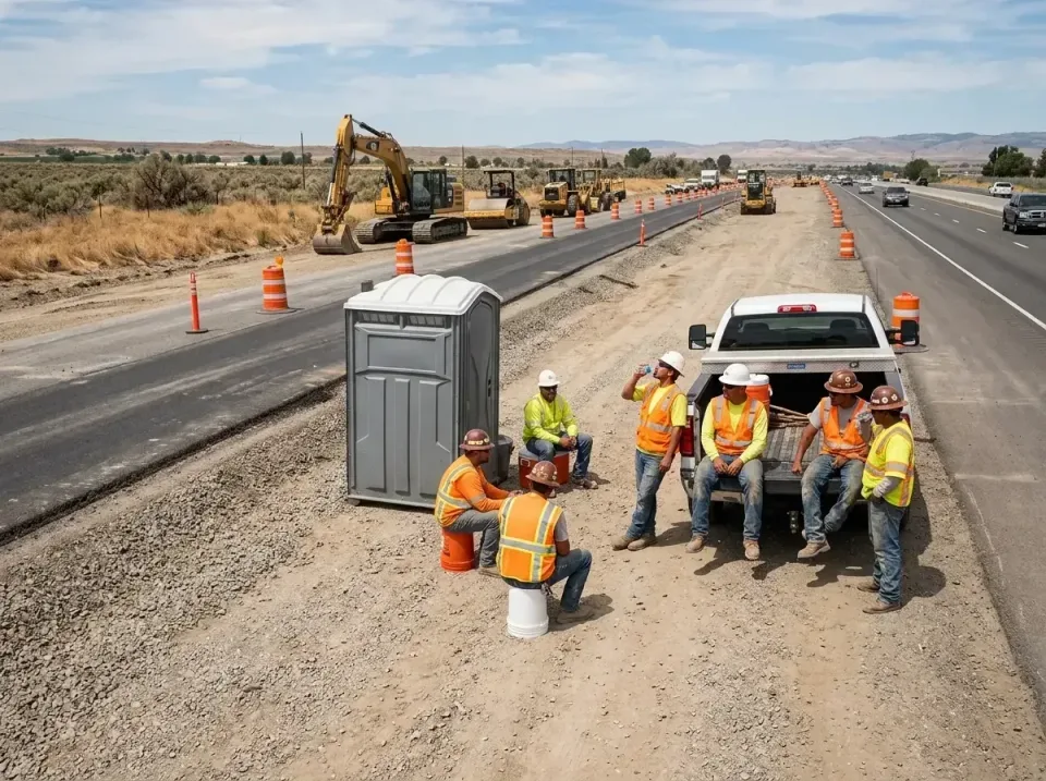highway-road-construction-crew-007 — frequently asked questions, Porta Potty and Restroom Rentals in Alamosa, CO